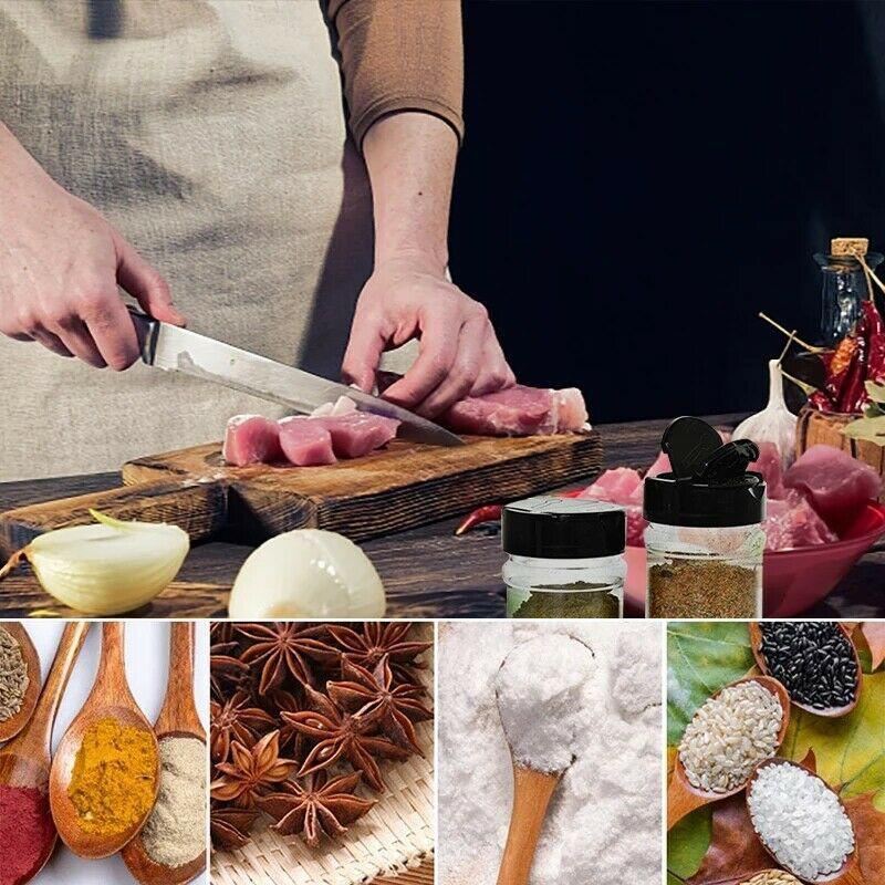 Plastic Spice Bottles 48PCS