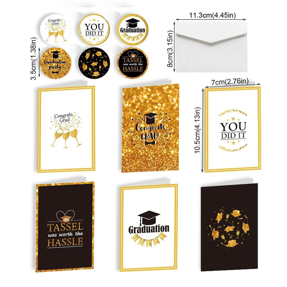 5Sets Greeting Cards Party Invitations