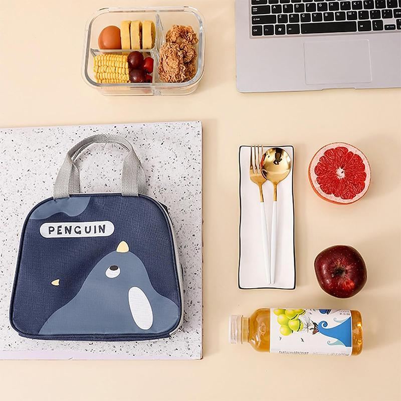 Reusable Cartoon Lunch Bag 4Colors 1PCS