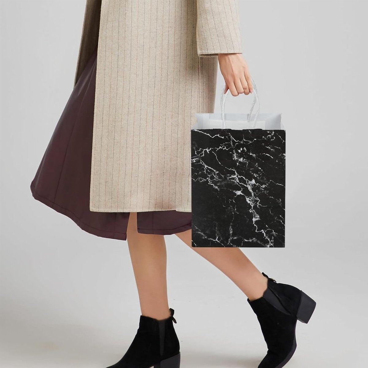 25PCS Shopping Paper Bag Handbag Party Favor Gift Bags