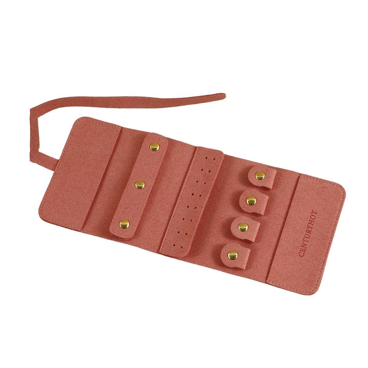 Travel Portable Jewelry Organizer Pouch 9Colours 1PC