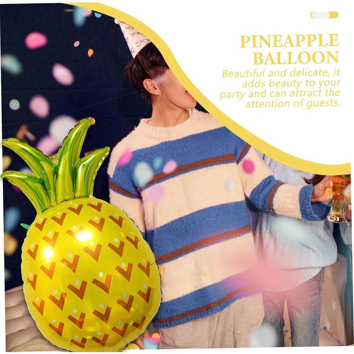 5PCS Colourful Aluminium Foil Balloons