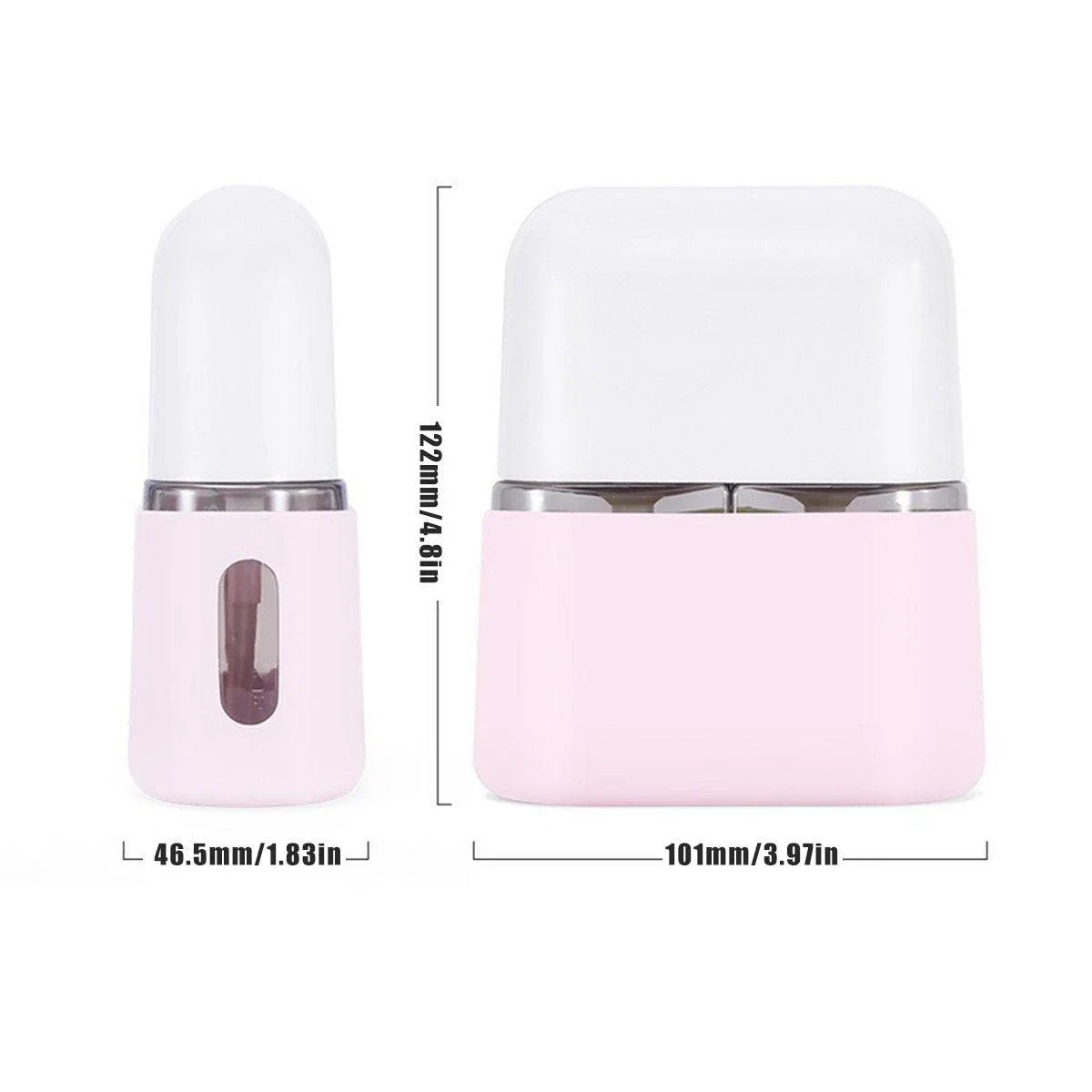 Portable Transparent Plastic Bottling 3 Colors 1Set