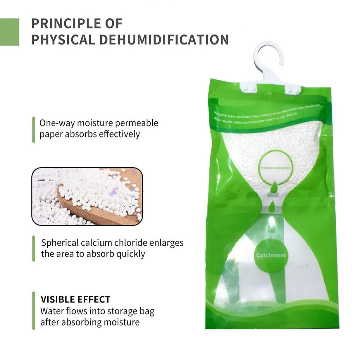 Compact wardrobe dehumidifier for fresh and dry clothes
