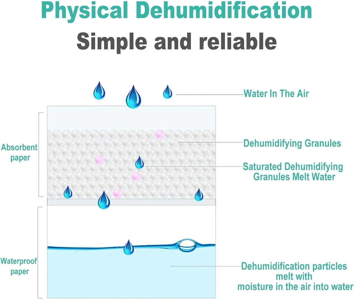 Compact wardrobe dehumidifier for fresh and dry clothes