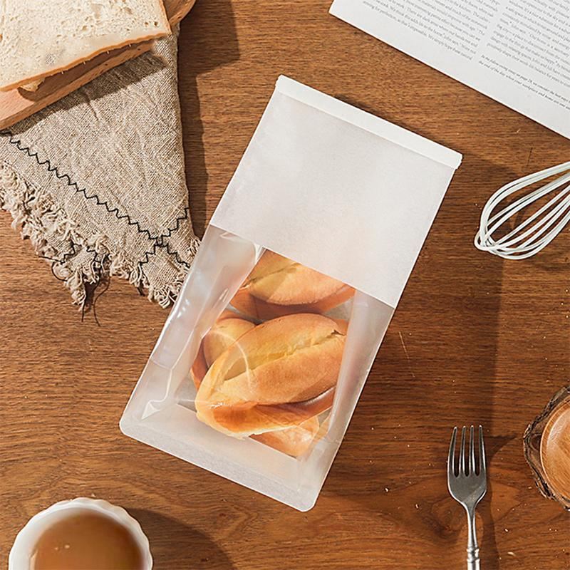 Artisan loaf freshly stored in a Bread Bag on a kitchen counter