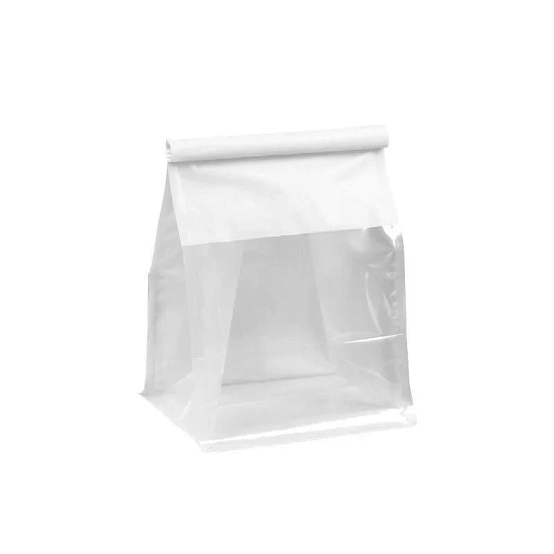 Artisan loaf freshly stored in a Bread Bag on a kitchen counter