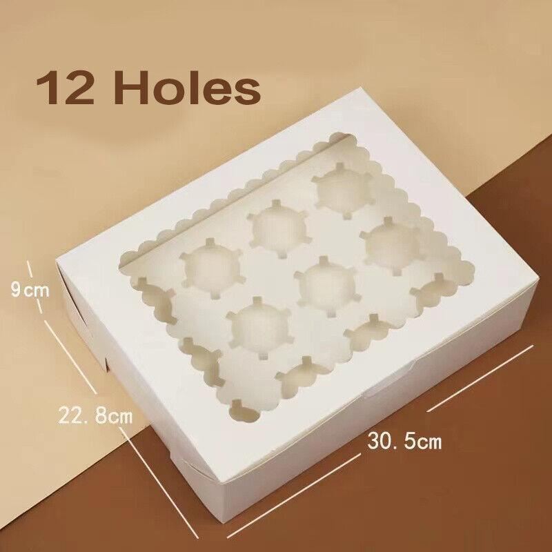 Durable and clear cupcake containers for transporting and storing cupcakes