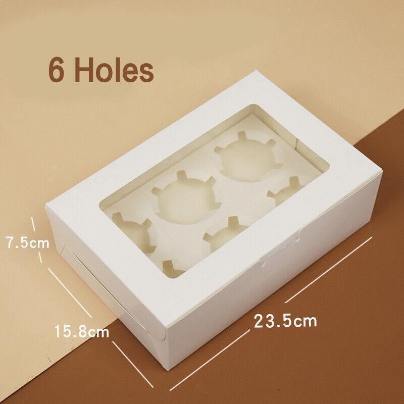 Durable and clear cupcake containers for transporting and storing cupcakes