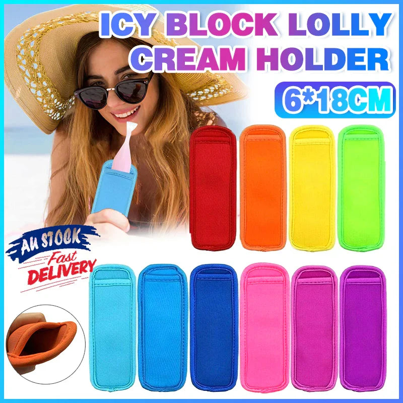 Colorful Icy Pole Holders Zooper Dooper Cover 1PC