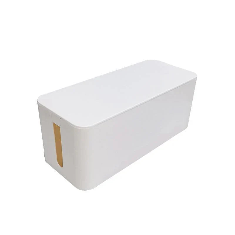 Large Cable Management Box 1PC 2Sizes 2Colours Cord Tidy Organizer Socket - Discount Packaging Warehouse