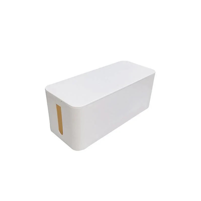 Large Cable Management Box 1PC 2Sizes 2Colours Cord Tidy Organizer Socket - Discount Packaging Warehouse