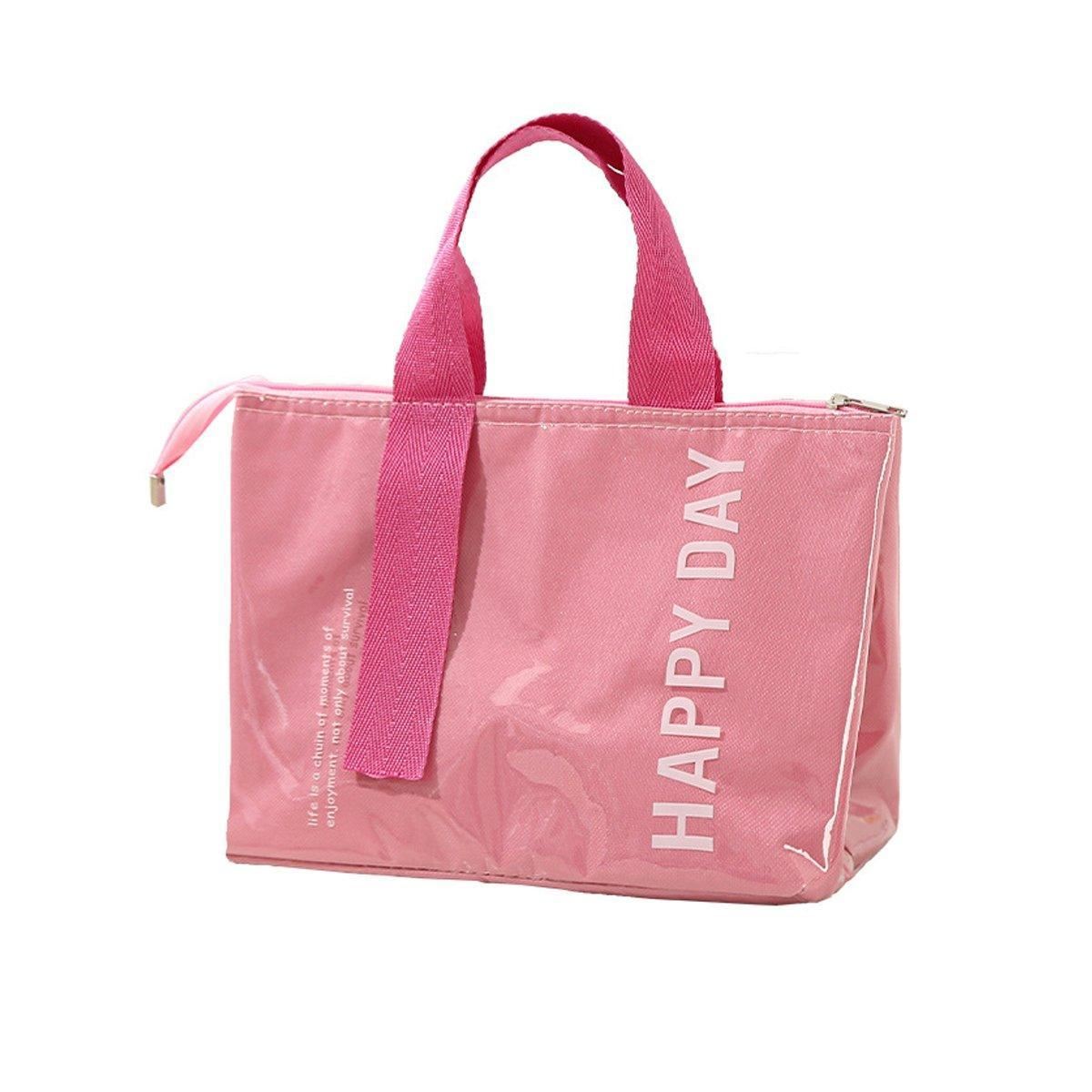 Large Capacity Lunch Bag 1PC 5Colours Thermal Insulated - Discount Packaging Warehouse