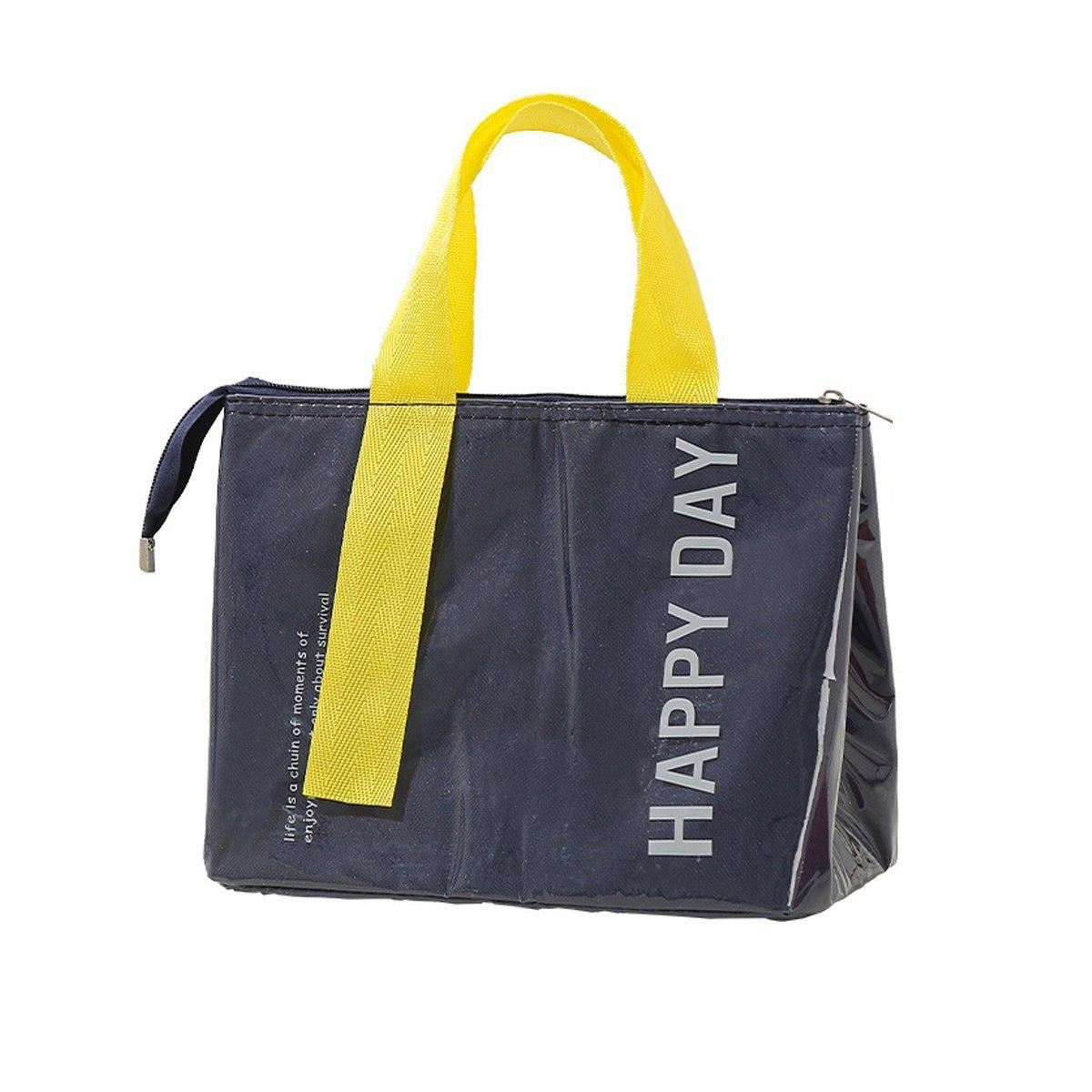 Large Capacity Lunch Bag 1PC 5Colours Thermal Insulated - Discount Packaging Warehouse