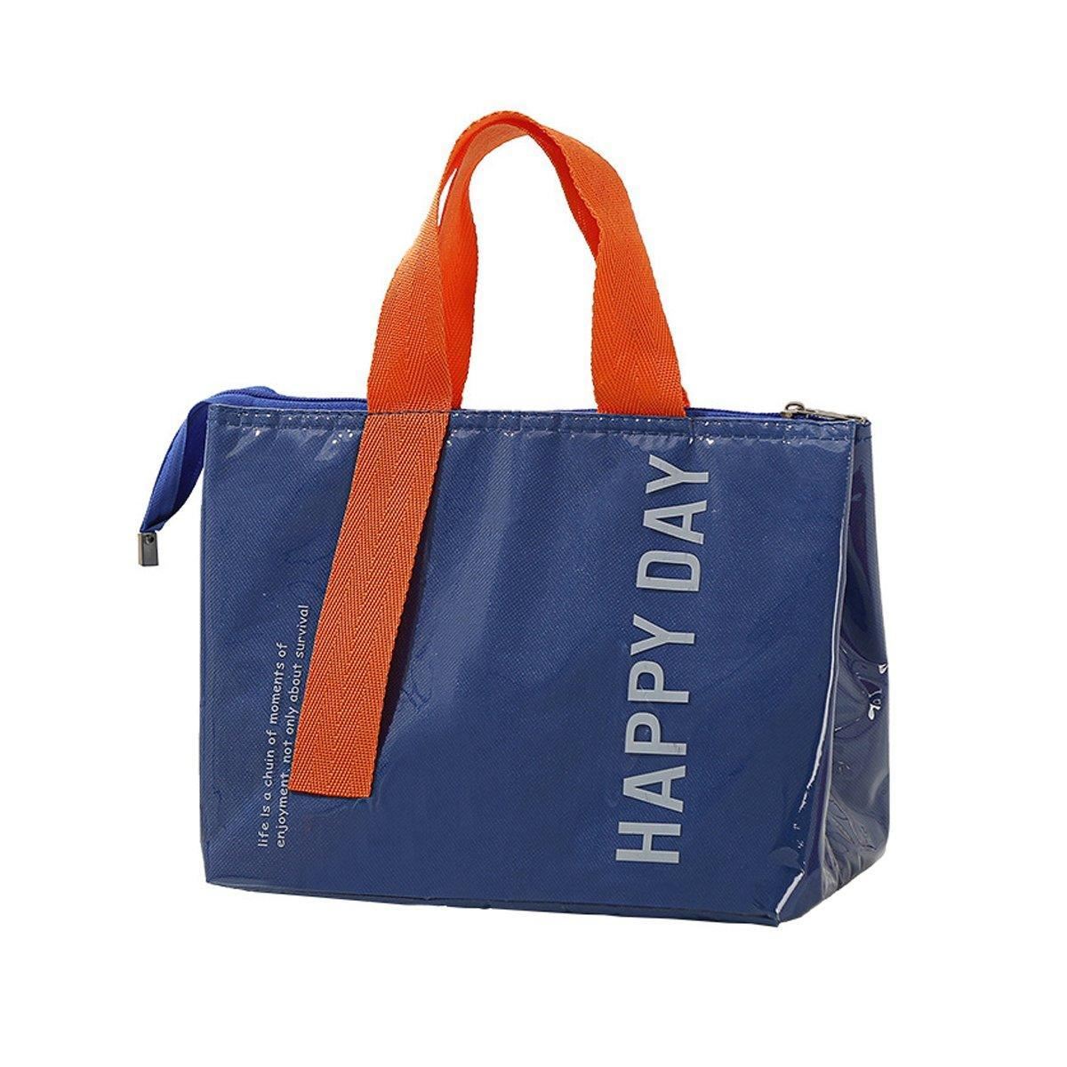 Large Capacity Lunch Bag 1PC 5Colours Thermal Insulated - Discount Packaging Warehouse