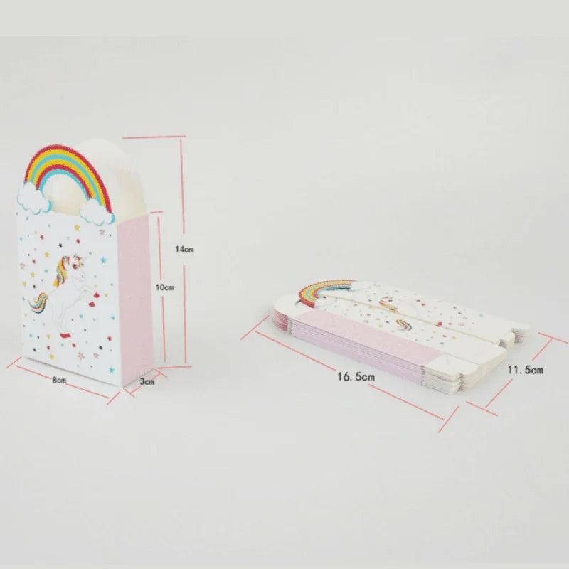 Colorful Unicorn Party Bags