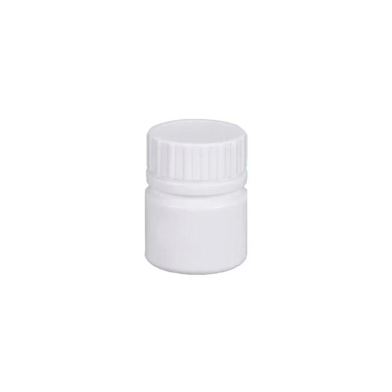 White PE Capsule Bottle Small Medicine Bottle 100PCS
