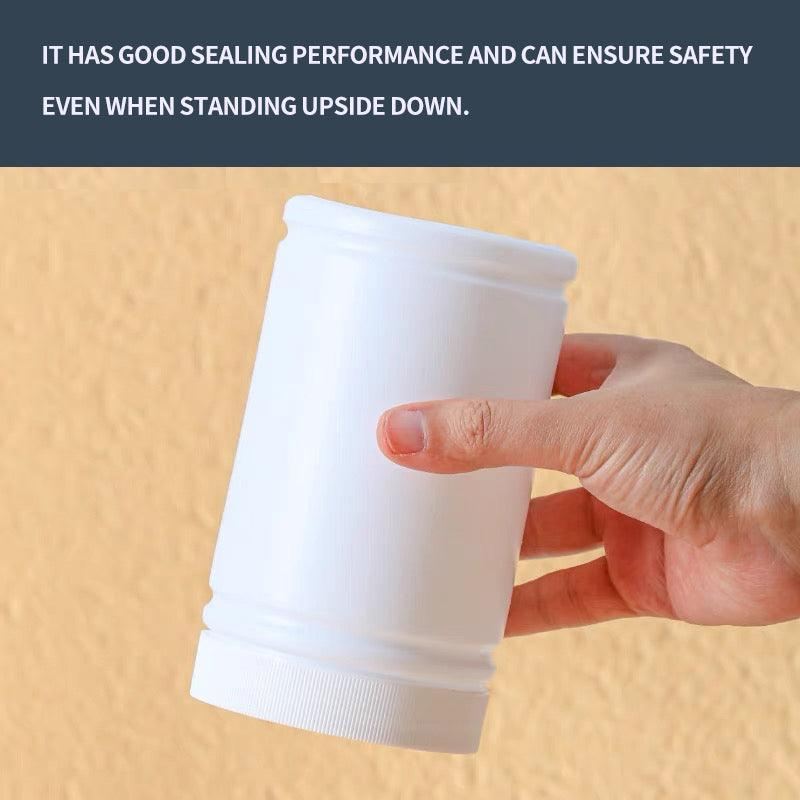 White PE Capsule Bottle Small Medicine Bottle 100PCS