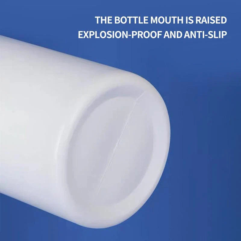 White PE Capsule Bottle Small Medicine Bottle 100PCS