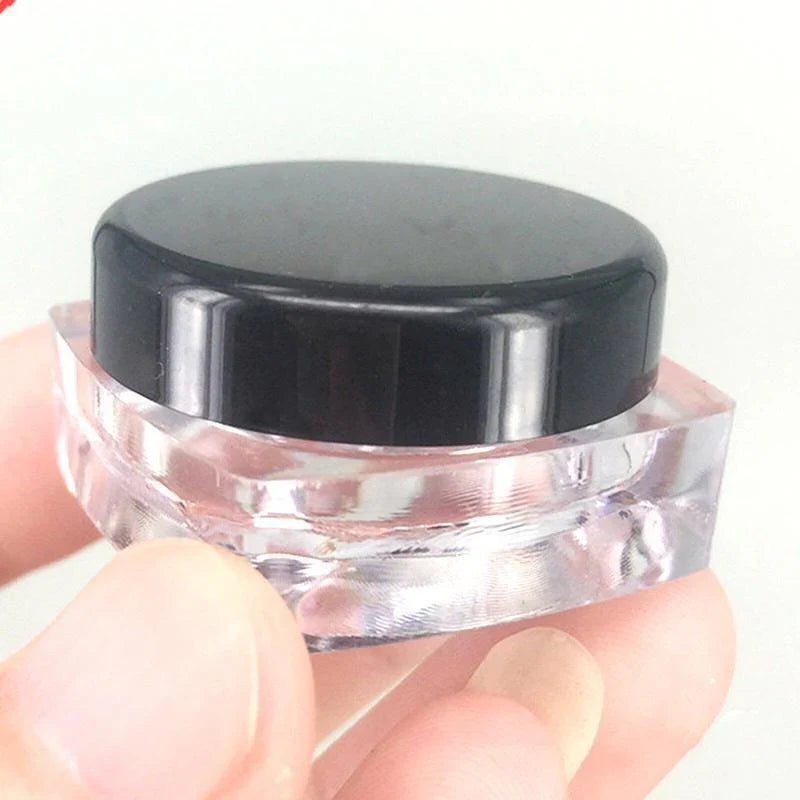 Mini Cosmetic Jar 50-200PCS Plastic Lip Balm Containers for Samples - Discount Packaging Warehouse