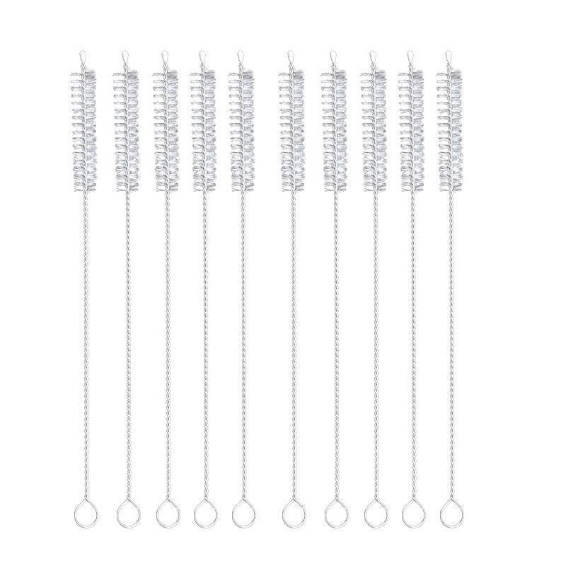 Nylon Straw Brush Cleaner Set 10PCS 2Sizes - Discount Packaging Warehouse