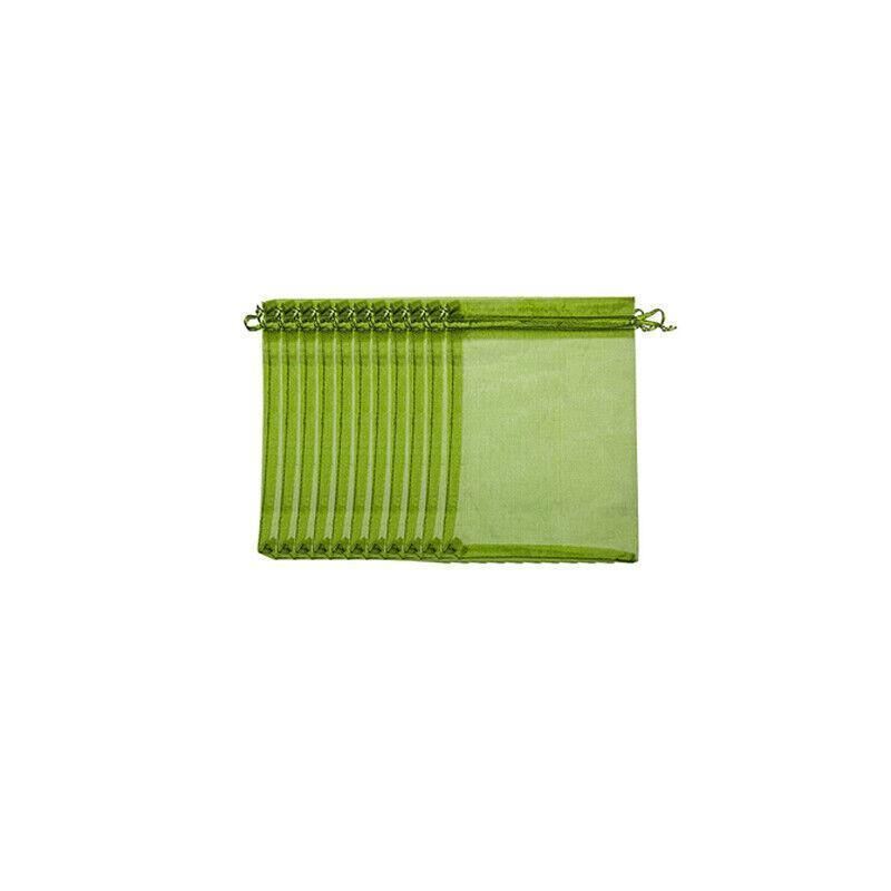 Organza Fruit Protection Bags 50-100PCS 3Sizes Green - Discount Packaging Warehouse
