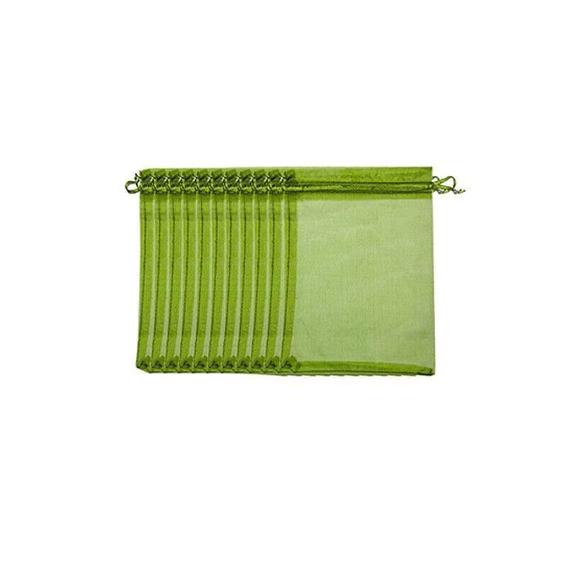 Organza Fruit Protection Bags 50-100PCS 3Sizes Green - Discount Packaging Warehouse