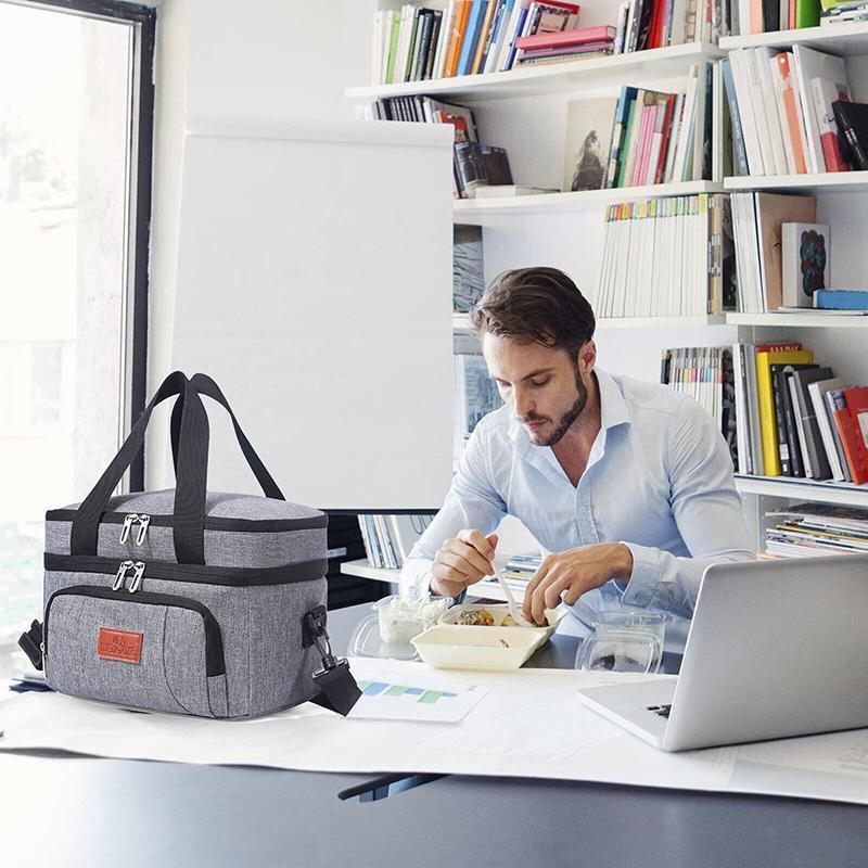 Outdoor Picnic Bag 1PC 10L 26x19x21cm Thermal Insulated Food Container Cooler Bag - Discount Packaging Warehouse