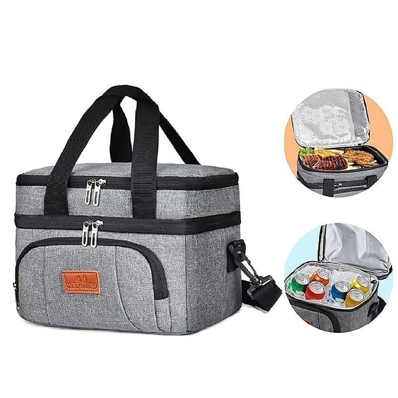 Outdoor Picnic Bag 1PC 10L 26x19x21cm Thermal Insulated Food Container Cooler Bag - Discount Packaging Warehouse