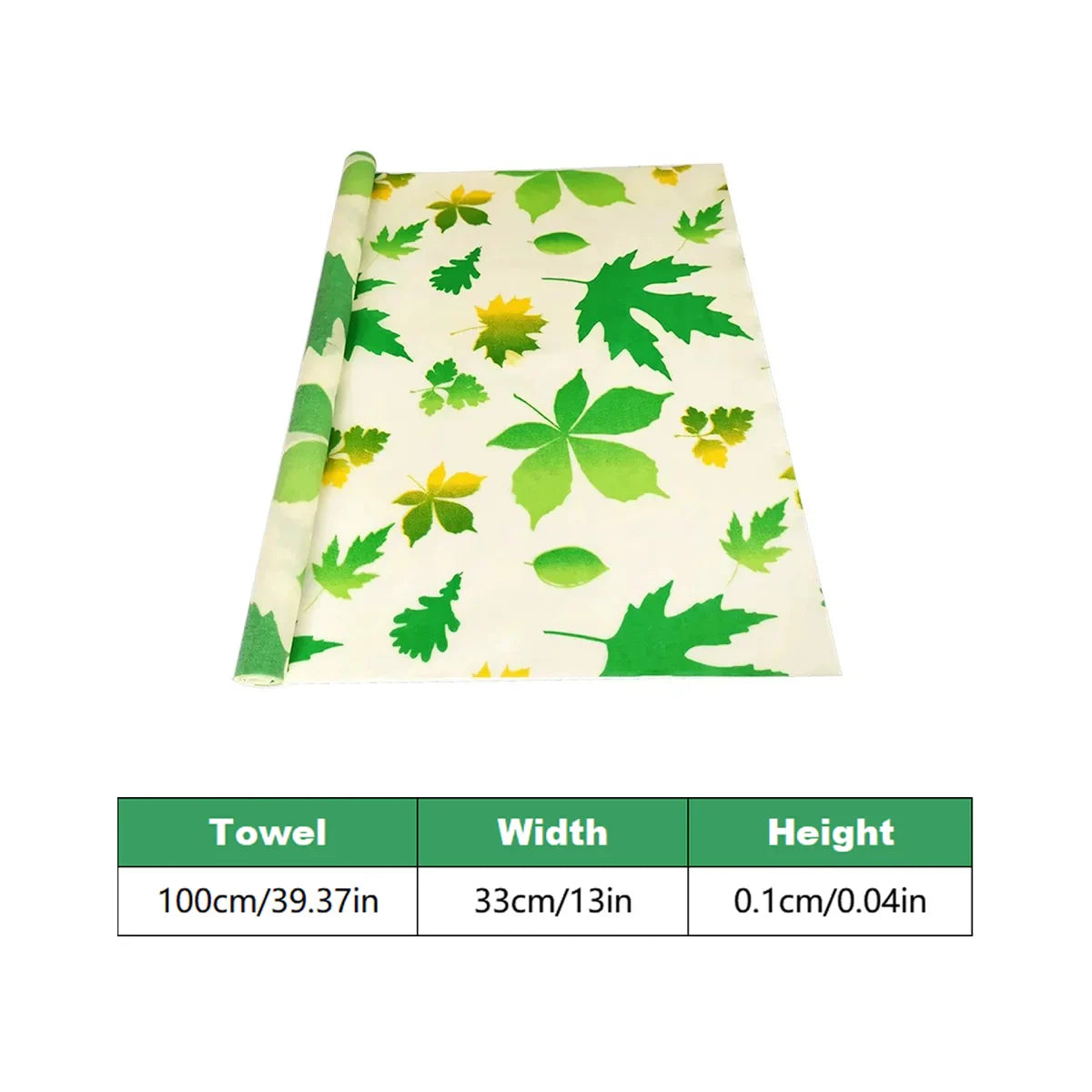 Beeswax Packaging Paper Food Wrap Roll Eco Friendly Cloth