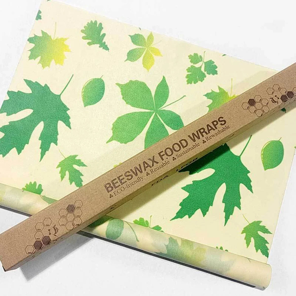 Beeswax Packaging Paper Food Wrap Roll Eco Friendly Cloth
