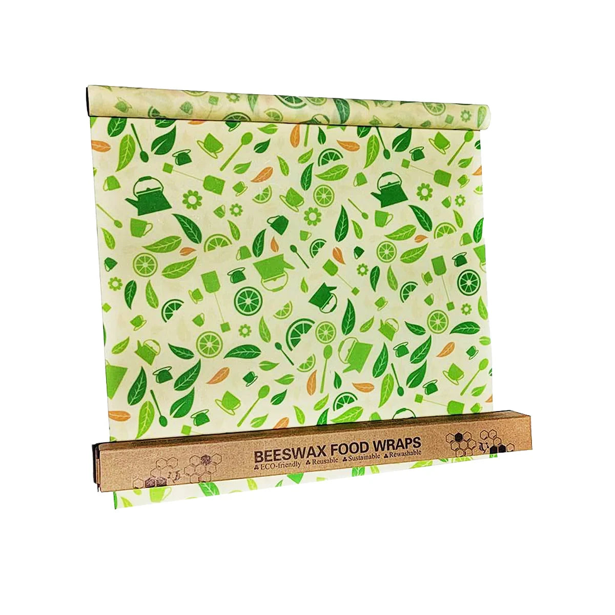 Beeswax Packaging Paper Food Wrap Roll Eco Friendly Cloth