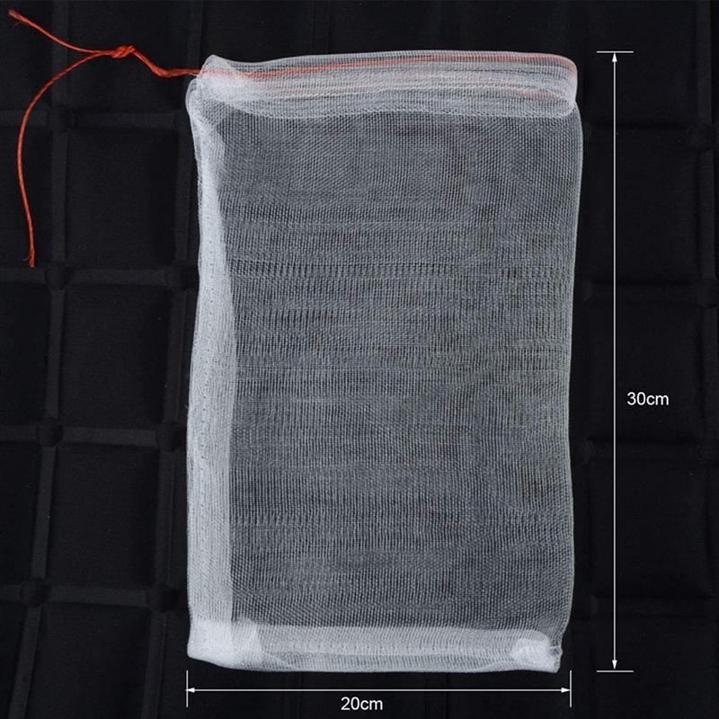 PE Fruit Protection Bags 50-100PCS 6Sizes White - Discount Packaging Warehouse