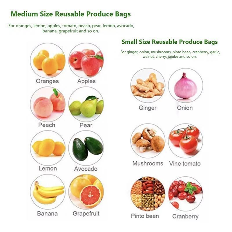PE Fruit Protection Bags 50-100PCS 6Sizes White - Discount Packaging Warehouse