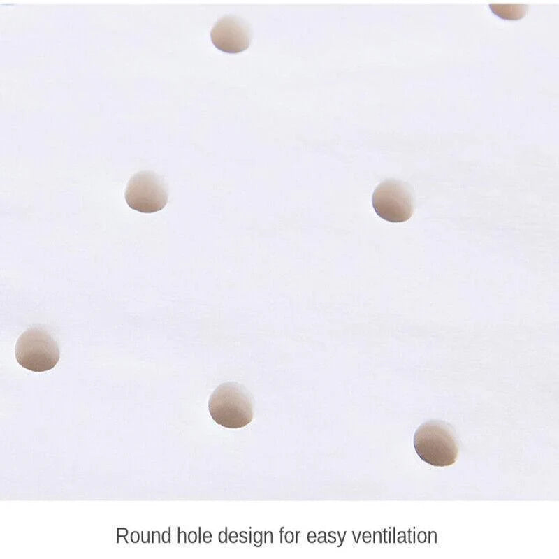 Perforated Air Fryer Parchment Paper Liners 100PCS 2Sizes Square Non-stick - Discount Packaging Warehouse