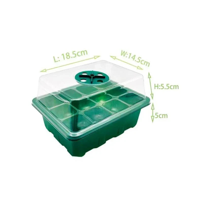 Plant Seeds Grow Box 3-10PCS 12Hole Propagation Nursery Seedling Starter Tray - Discount Packaging Warehouse