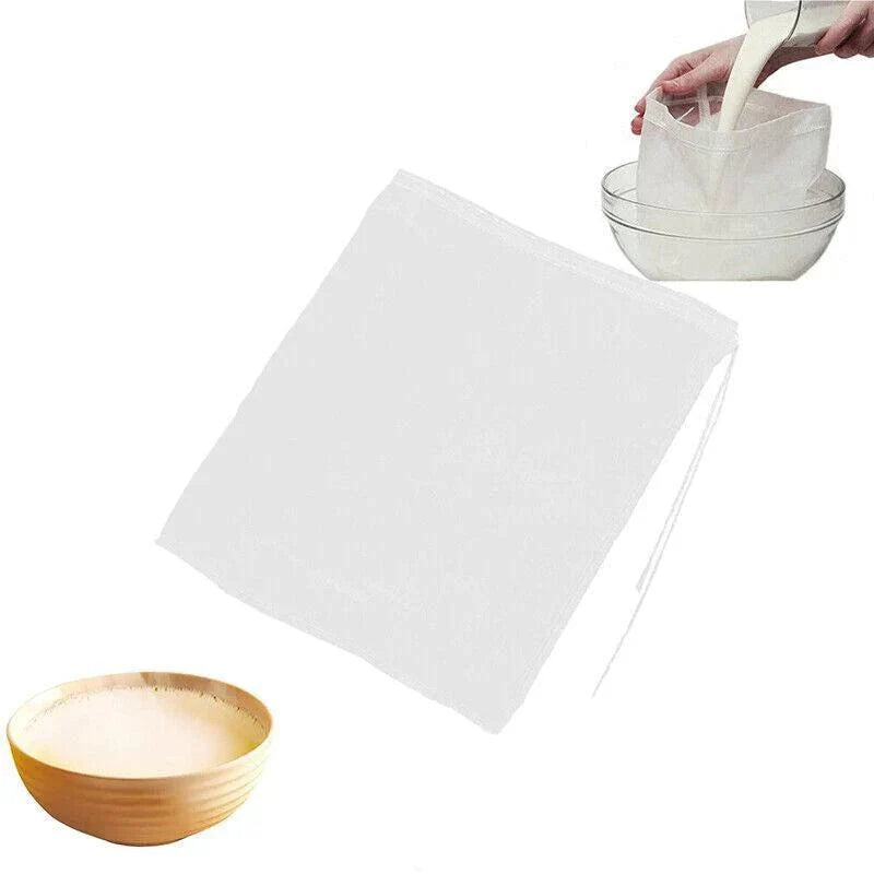 Reusable Nylon Fine Mesh Food Strainer Filter Bag 5-10PCS