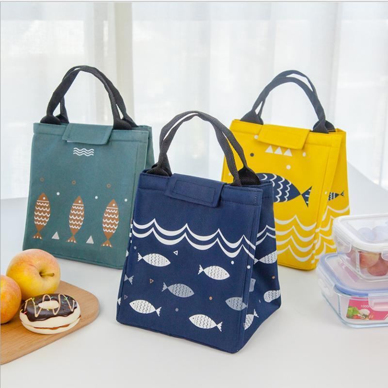 Portable Lunch Bag 1PC 5Sizes 27Sytles Thermal Insulated Bag - Discount Packaging Warehouse
