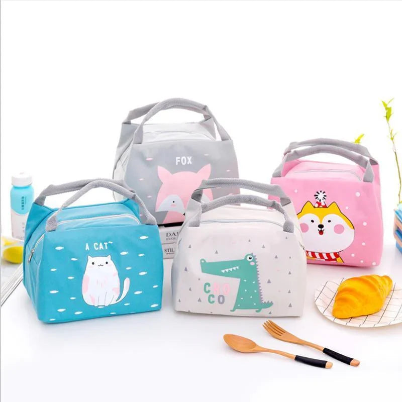 Portable Lunch Bag 1PC 5Sizes 27Sytles Thermal Insulated Bag - Discount Packaging Warehouse