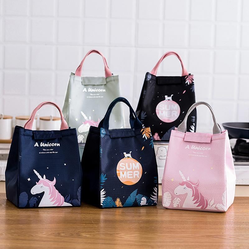 Portable Lunch Bag 1PC 5Sizes 27Sytles Thermal Insulated Bag - Discount Packaging Warehouse