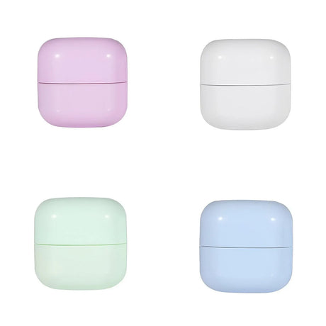 Refillable Cosmetic Jars 10-Pack Square Lightproof