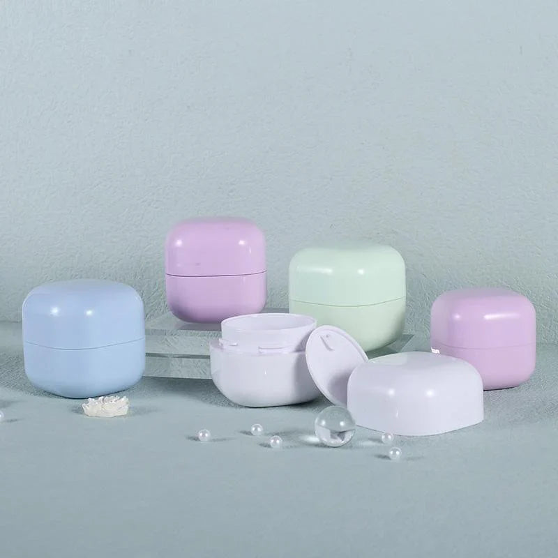 Refillable Cosmetic Jars 10-Pack Square Lightproof