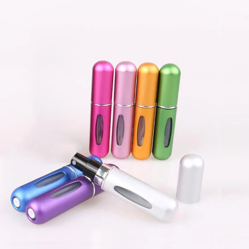 Refillable Perfume Atomizer 1PC 9Colours 5ml Portable Pump Spray Bottle - Discount Packaging Warehouse