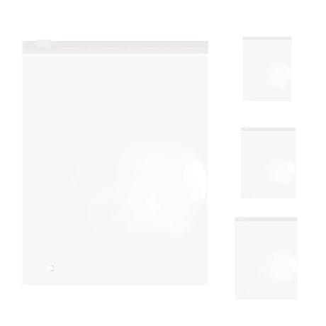 Resealable Storage Bags with Air Hole 300PCS 4Sizes Clothes Bag - Discount Packaging Warehouse