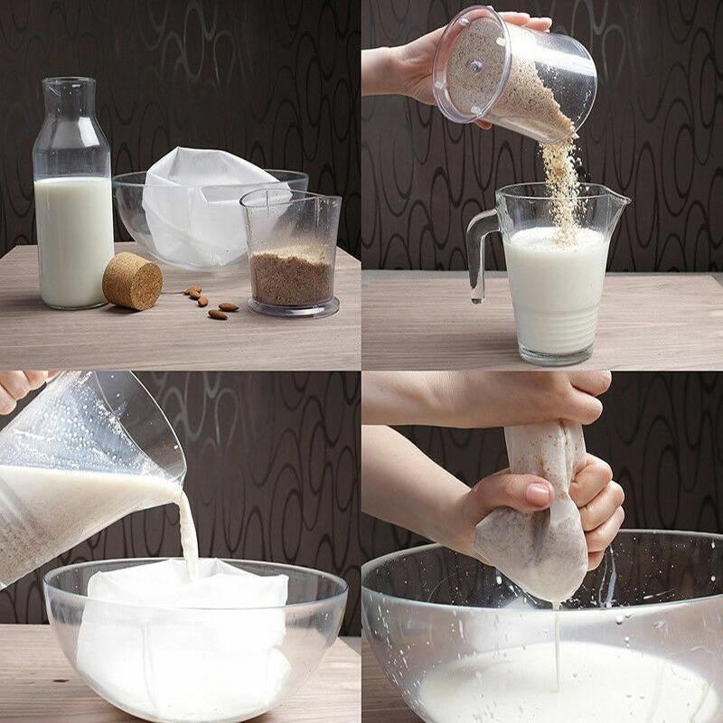 Reusable Fine Mesh Food Strainer Filter Bag 1PC 5Sizes Nylon - Discount Packaging Warehouse
