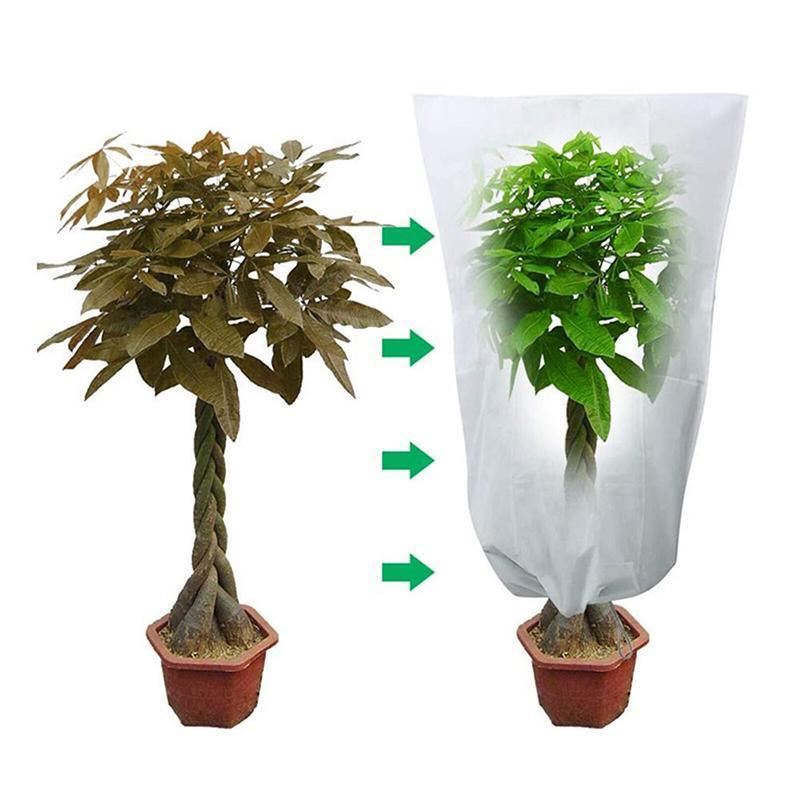 Reusable Plant Protection Cover 1PC 3Sizes White Non-Woven Fabric - Discount Packaging Warehouse