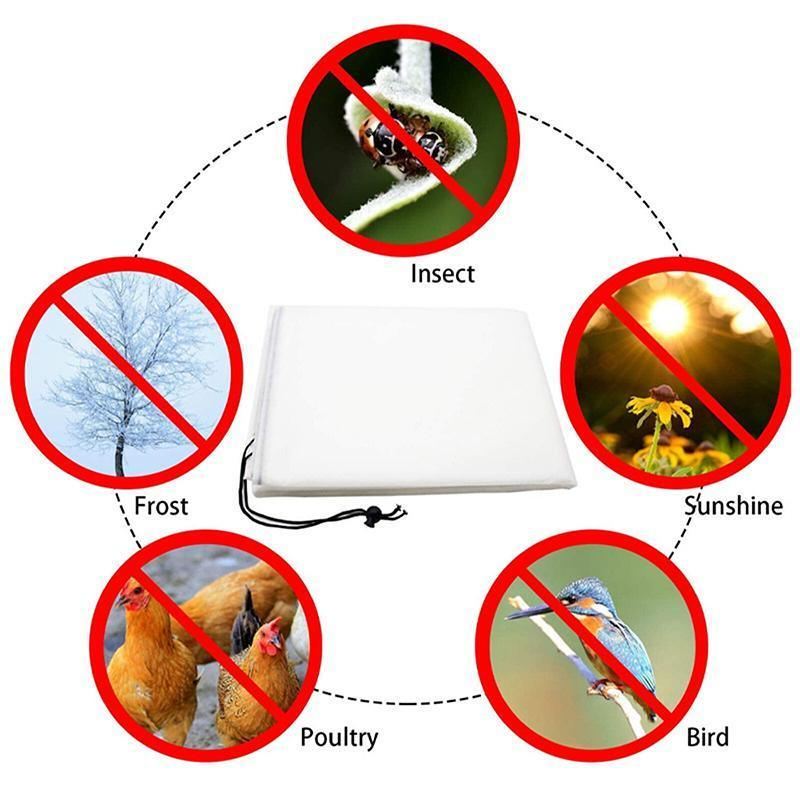 Reusable Plant Protection Cover 1PC 3Sizes White Non-Woven Fabric - Discount Packaging Warehouse