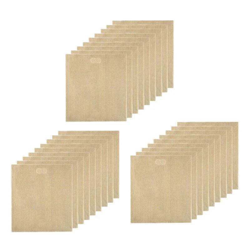 Reusable Toaster Bags 10-50PCS 16*16.5cm Gluten Free - Discount Packaging Warehouse