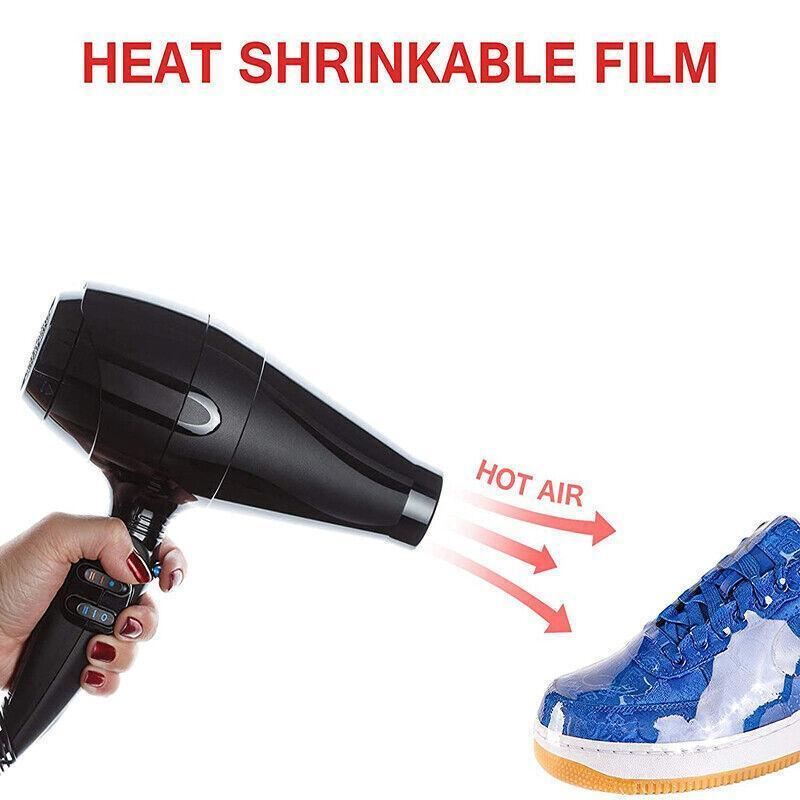 A variety of products securely packaged in clear shrink wrap bags, showcasing their durability and clarity.