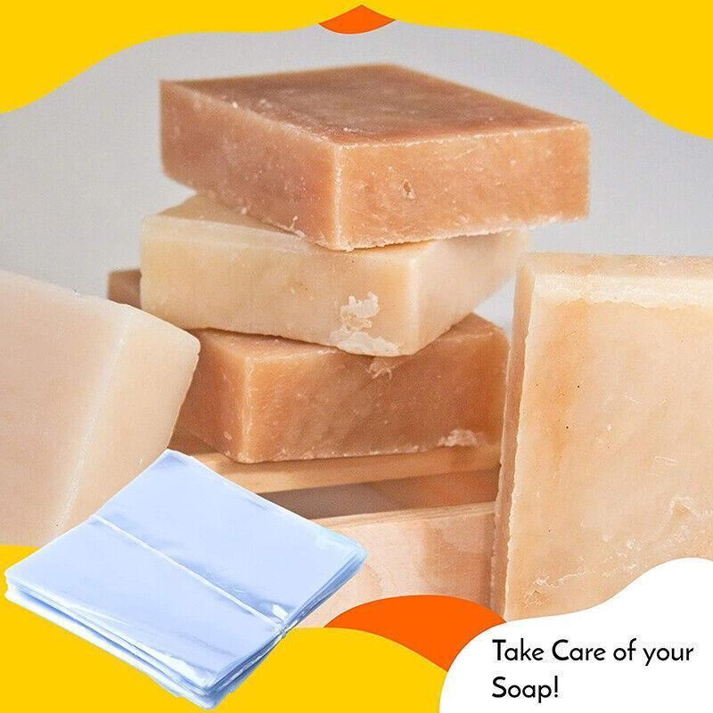 A variety of products securely packaged in clear shrink wrap bags, showcasing their durability and clarity.